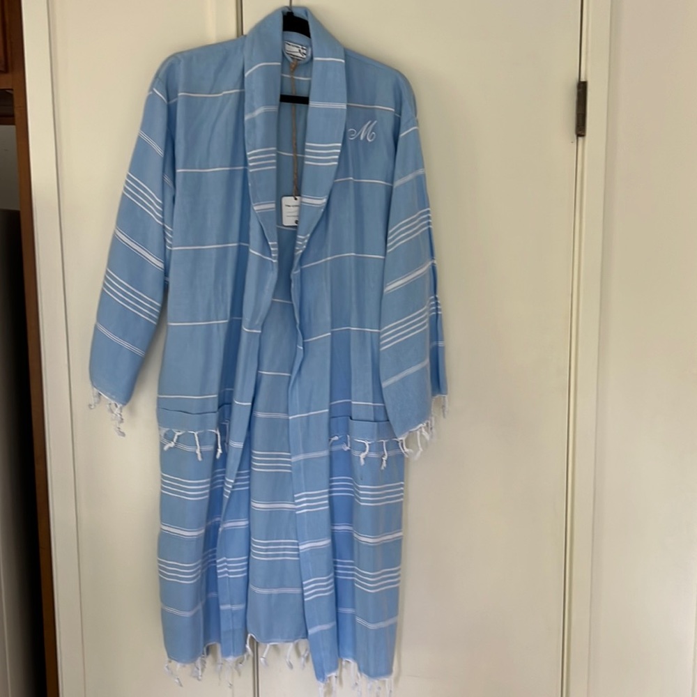 The green owl bathrobe. New with tags.